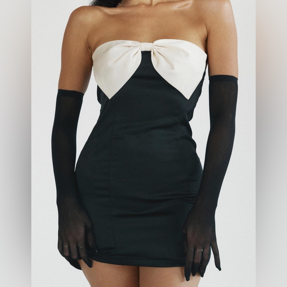 Princess Polly - NWT Kesy Bow Tie Mini Dress - Size 2